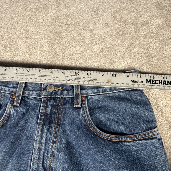 Lucky Brand Gene Montesano Blue Jeans Mens 31 (FITS 30 X 32) Made In USA Denim - Picture 9 of 10